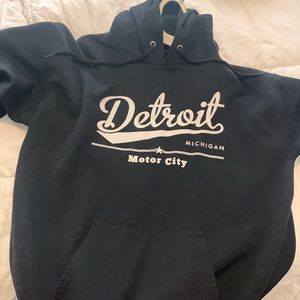 Black Detroit Hoodie